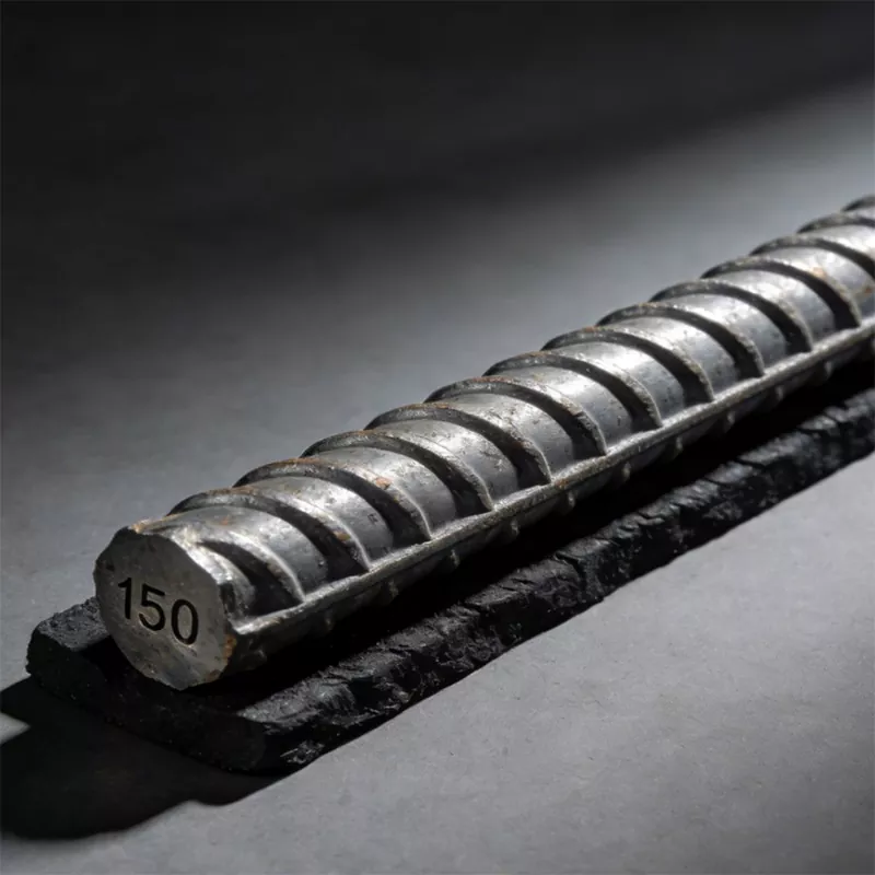 Vervormde staaf in spoel